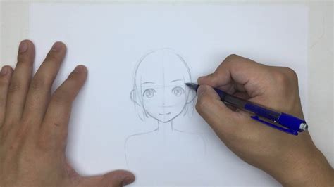 How To Draw Anime Girl Face Slow Narrated Tutorial Youtube
