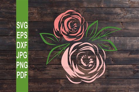 Rose SVG | Roses SVG file for crafters (433221) | Cut Files | Design
