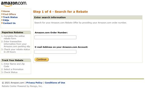 Amazon Mailing Address For Rebate Submission