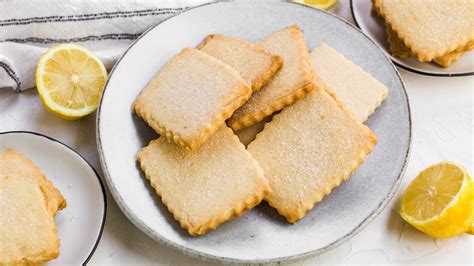 Easy Lemon Shortbread Cookie Recipe