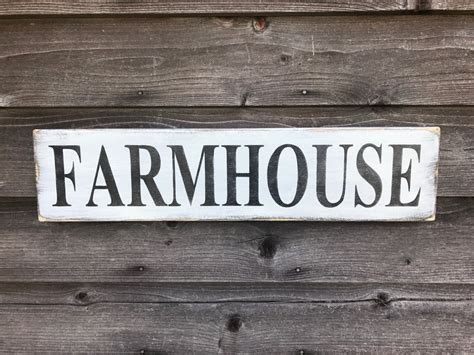 Rustic Farmhouse Wood Signs Rustic Farmhouse Wood Bathroom Sign