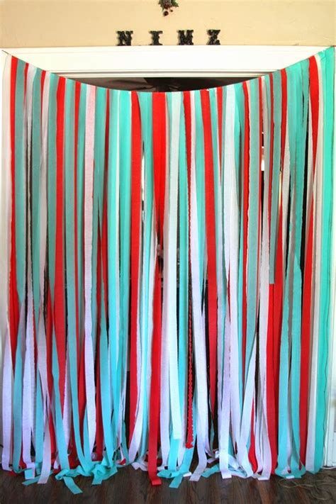 brewed together diy party streamer wall by marilyn streamer backdrop fringe backdrops