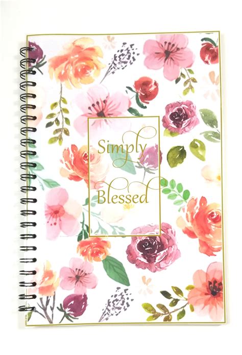 Blessings Journal Notebook Journal Watercolor Journal | Etsy | Watercolor journal, Journal ...
