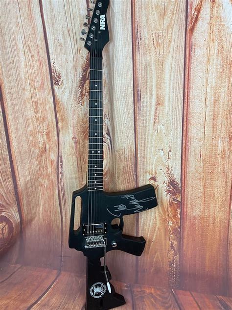 Nra Ar 15 Guitar Signed By Ted Nugent 00691200 Reverb