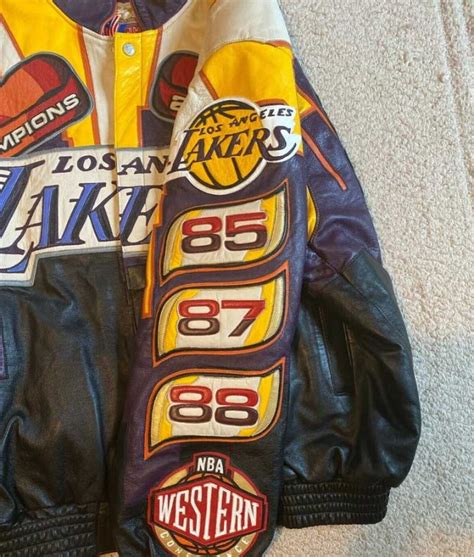 Los Angeles Lakers Nba Champions Jacket Jeff Hamilton Leather Jacket