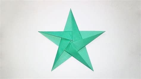Simple Origami Star How To Make A 3d Paper Star Paper Craft