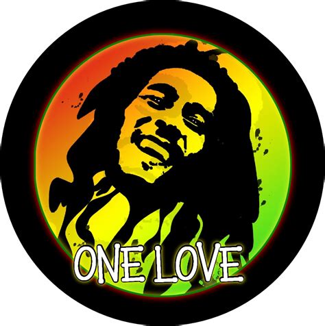 One Love Clipart Bob Marley Svg Rastafarian Background With Bob Marley