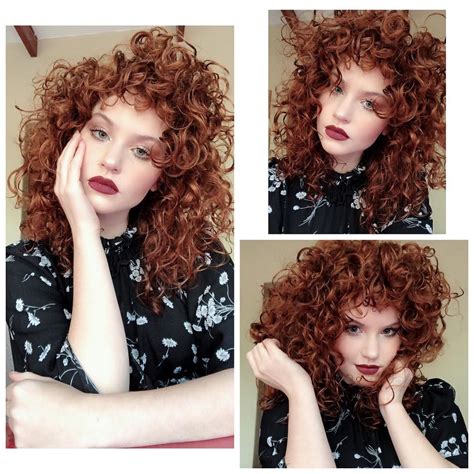 Natural Redhead Natural Curls Curly Hair Tips Hair Dos Curled