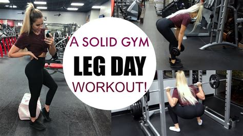 Full Gym Leg Day Workout Build And Define Your Lower Body Youtube
