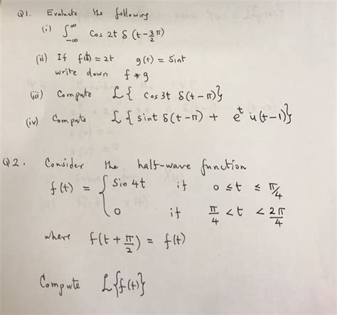 solved evaluate the following i