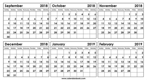 Sep Oct Nov 2019 Calendar Qualads