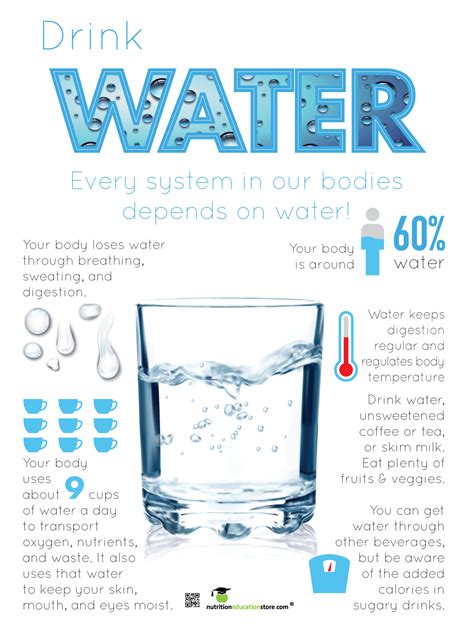 Water Poster Is Here Nutritioneducationstore