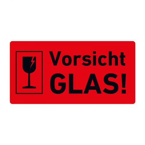 Aufkleber vorsicht glas download kostenlos : Versandaufkleber Hinweisetiketten "Vorsicht Glas ...