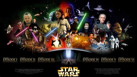 Star Wars Saga Poster 01 By Simonz 3840×2160 Aaron Lee