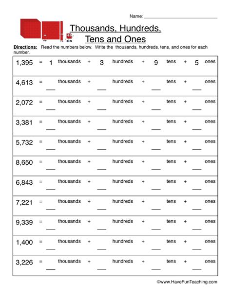 Tens And Ones Worksheet This Worksheet Asks Your Student To Tell How