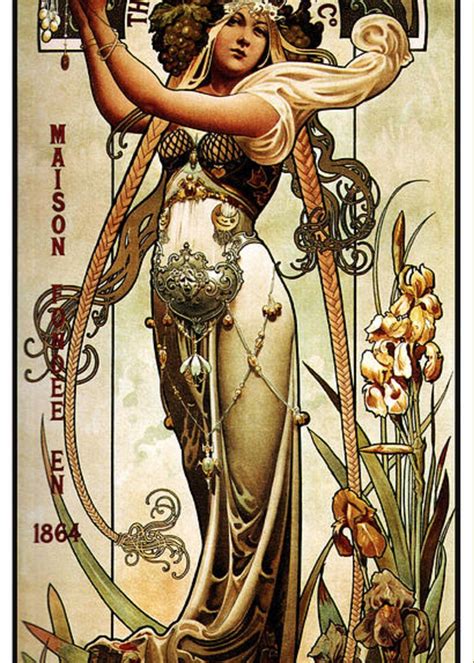 Theophile Roederer Champagne Vintage Art Nouveau Advertising Poster