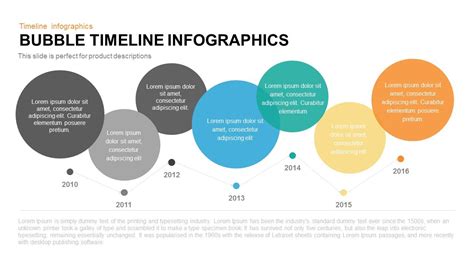 Bubble Timeline Infographics Infographic Simple Powerpoint Templates