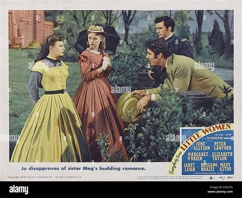 Little Women 1949 Movie Poster Stock Photo Alamy