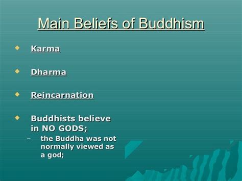 Smart Quiz Registry Major Beliefs Of Buddhism