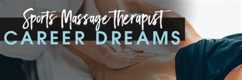 Career Dreams Sports Massage Therapist Douglas J Aveda Institute
