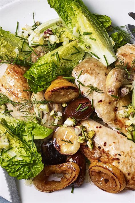 Pepper & chicken jalfrezi traybake. One-pot chicken with dates and caramelised lemon recipe ...