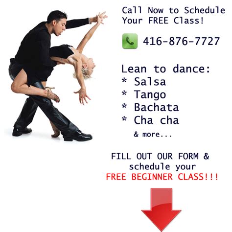 Free Class Beginner Salsa Dance Lessons School Toronto