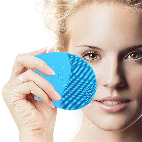 ms dear sonic facial cleansing brush cleanser and massager silicon vibrating waterproof facial