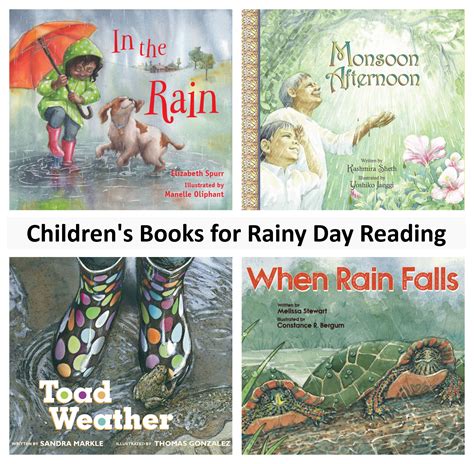 Rainy Day Reading Board Books Picture Books And Chapter Books In