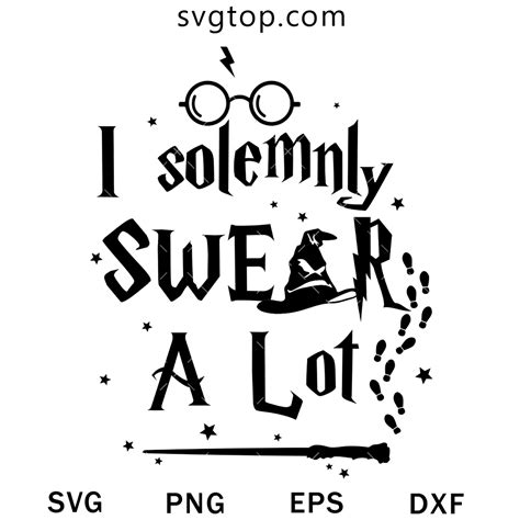 I Solemnly Swear A Lot SVG, Harry Potter SVG - SVGTop - Top Quality SVG
