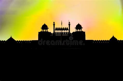 The Red Fort Is A Historic Fort In The City Of Delhi In India Stock
