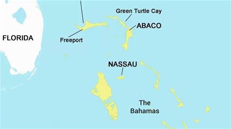 Map Of Nassau Bahamas Map Of The World