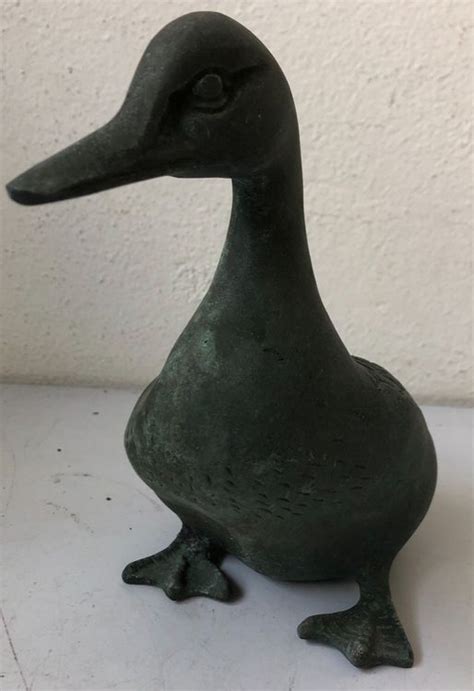 Alte Bronze Ente Skulptur Kaufen Auf Ricardo