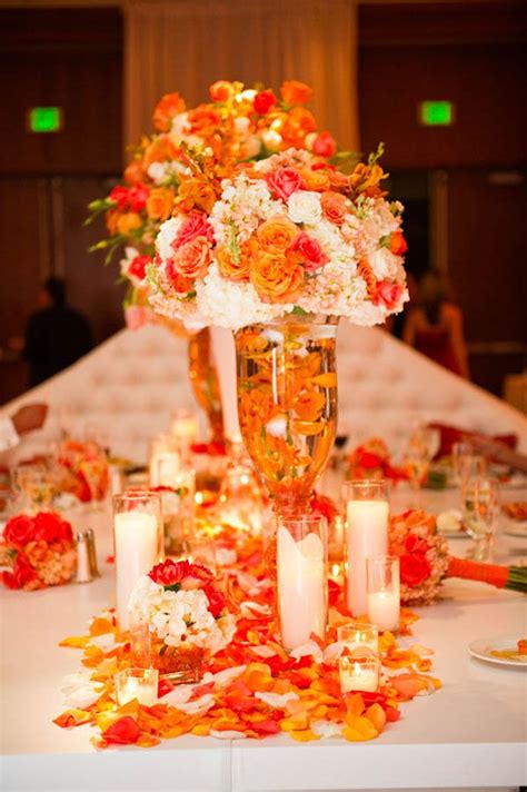 On Orange Wedding Decorations Orange Wedding Colors