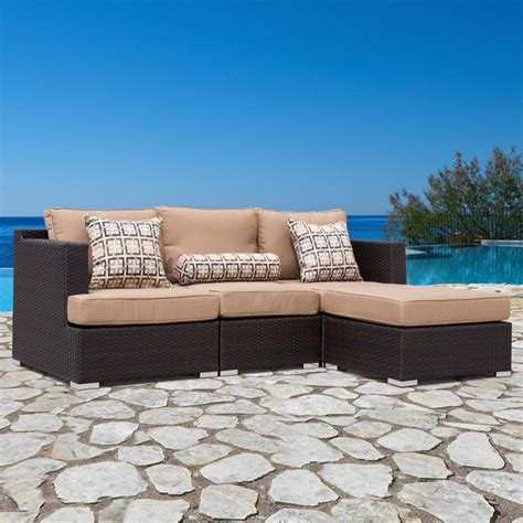 Upgrade your patio furniture today with durable, flexible modular patio furniture, available at big lots. Sirio Morgan 4-piece Modular Outdoor Sofa Set ...