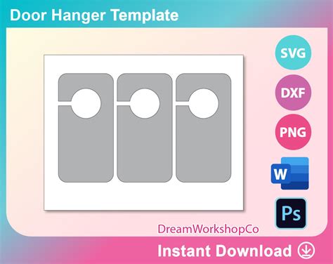 Closet Divider Template Svg Dxf Ms Word Docx Png Psd Etsy