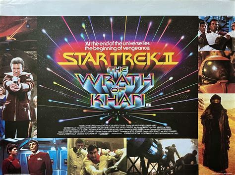 Original Star Trek Ii The Wrath Of Khan Movie Poster Gene Roddenberry