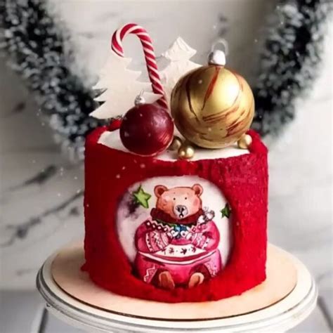50 christmas cake decorating ideas. Pin by OLGA NELGA on НОВЫЙ ГОД in 2020 | Christmas cake designs, Winter cake, Christmas cake ...