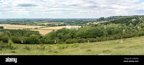 Panorama Of Watlington Hill The Chiltern Hills Area Of Outstanding