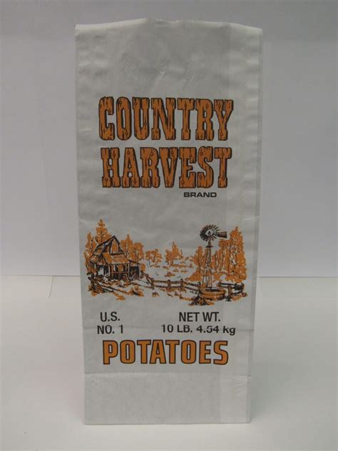 Potato Bag 10 Pound Paper 350 Pack Glacier Valley Enterprises