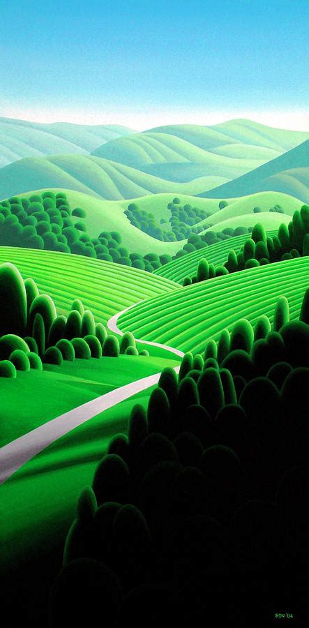 How tall was ron parker as a child? Wine Country Painting by Ron Parker