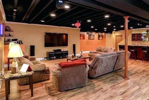 Painted Ceilings In Basement Inspiration Gallery From Exposed Basement