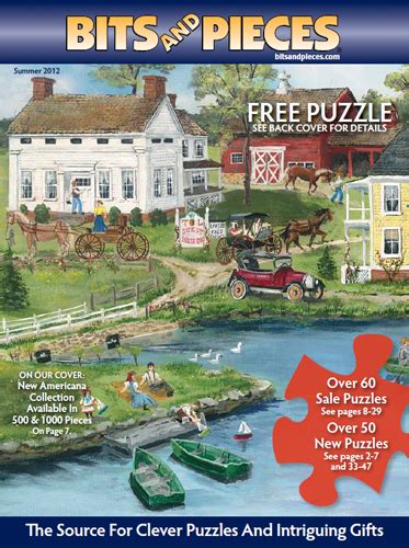 Save up to 55% at bits and pieces. Jigsaws.com: The Bits and Pieces Summer Catalog Has Mailed!
