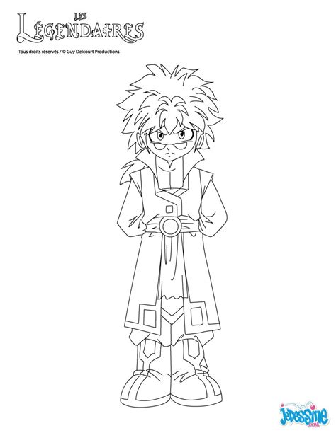 Coloriage les legendaires jadina dessin et coloriage pour coloriage légendaires. Coloriages abyss - fr.hellokids.com