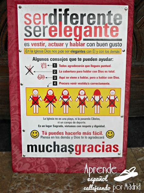 Aprende Español Callejeando Por Madrid La Iglesia No Es Una Playa