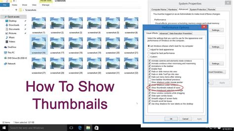 How To Show Thumbnails In Windows Thumbnail Youtube