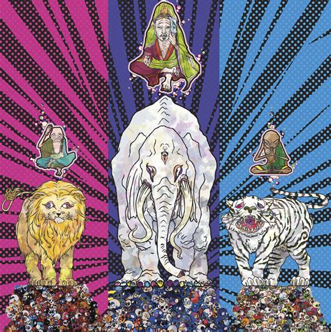 He works in fine arts media (such as painting and sculpture) as well as commercial media. Takashi Murakami (b. 1962) , Mononoke | Christie's