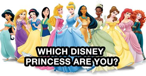 which disney princess are you quiz