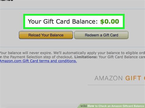 Don't forget to add your gift card to your mobile wallet for easy access & to keep your funds secure! How to Check an Amazon Giftcard Balance: 12 Steps (with Pictures)