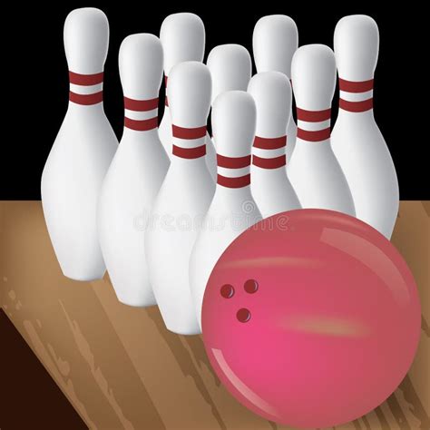 Bowling Stock De Ilustración Ilustración De Cuadro Colores 45647072