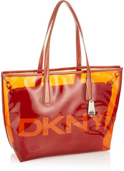 Dkny Active Beach Tote In Orange Lyst